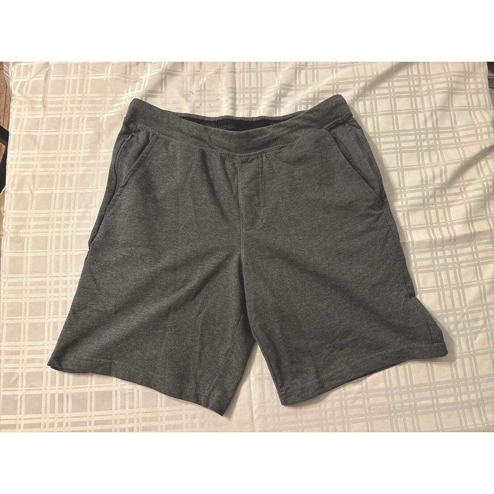 Eddie Bauer Men's‎ Shorts Sz M Gray Drawstring Waist Pockets